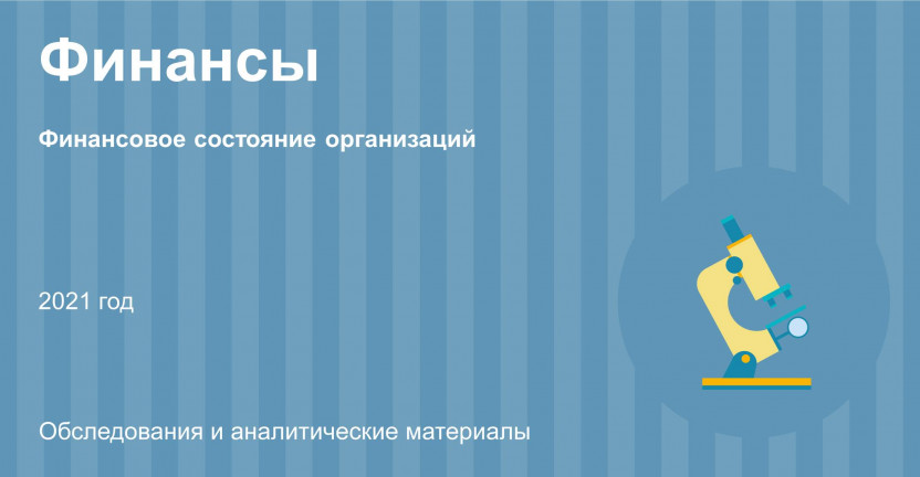 Финансовое состояние организаций Республики Бурятия в 2021 году