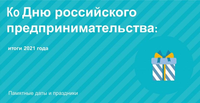 Ко Дню российского предпринимательства: итоги 2021 года