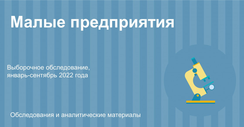 Об основных показателях деятельности малых предприятий (без микропредприятий)  Республики Бурятия в январе-сентябре 2022 года