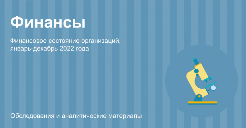 Финансовое состояние организаций Республики Бурятия в январе-декабре 2022 года