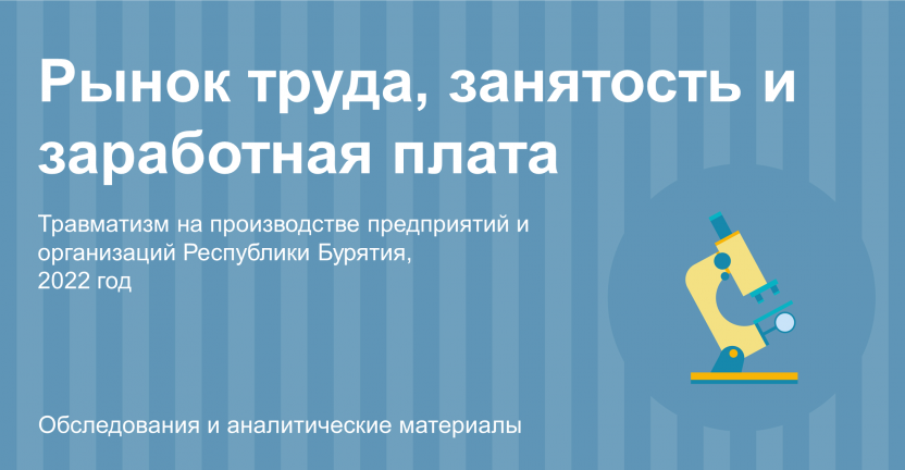 О травматизме на производстве предприятий и организаций Республики Бурятия